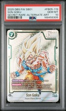 2025 DRAGON BALL SUPER CARD GAME FUSION WORLD MANGA BOOSTER 01 SON GOKU PSA 10 picture