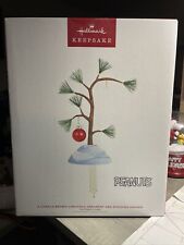 Hallmark 2023 Charlie Brown Christmas Ornament and Stocking Holder NIB picture