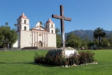 Photo:Santa Barbara California Mission Santa Barbara Cross 2012 picture