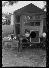 One-legged medicine man encamped with the migrant fruit and vegeta - Old Photo picture