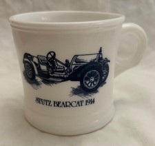 Surrey Stutz Bearcat 1914 White & Blue coffee cup Made in the USA picture