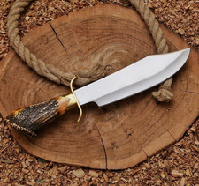 Inglorious Basterds Replica Knife, Handmade D2 Steel Bowie Knife, Stage Handle picture