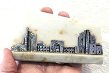 VINTAGE SOUVENIR MINIATURE MODEL BUILDING SAMARKAND UZBEKISTAN SILVER ONE O KIND picture