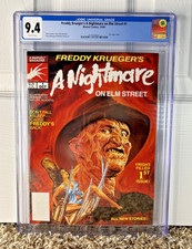 Freddy Krueger's A Nightmare on Elm Street #1 🔥 1989 🔑 CGC 9.4 NM white W pgs picture