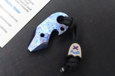 RARE JW Knife & Tool Timascus Pry Opener w/ B/W Wkrmn Ghost & COA Re Playge picture