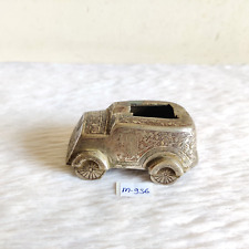 1920s Vintage Car Shape Brass Old Cigarette Ashtray Tobacciana Collectible M936 picture