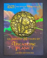 D23 Exclusive Disney Treasure Planet Pin LE 800 Map 20th Anniversary Ball Gold picture