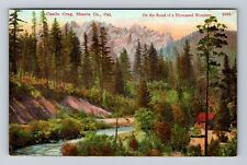 Shasta County CA-California, Castle Crag, Antique, Vintage Postcard picture