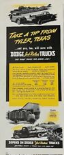 Rare Vintage Original 1941 Dodge Trucks Work Construction Automobile Ad picture