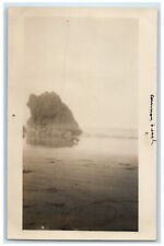 c1910's Haystack Rock Cannon Beach Oregon OR RPPC Photo Antique Postcard picture
