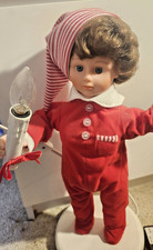 Vintage Remco Animated Christmas Candle Boy Doll Lamp 30