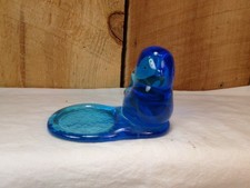 Vintage Signed Leo Ward Bluebird of Happiness Figurine Candle Holder picture