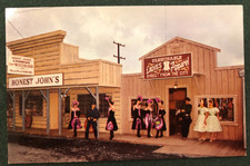 Portland Oregon Postcard Centennial Exposition Frontier Village Main Street, picture