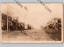 c1916 Main St Street View SUMMIT South Dakota SD Roberts County RPPC Real Photo picture