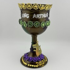 New Orleans Krewe of King Arthur Parade Throw Cup Mardi Gras 2023 picture