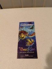 2010 Disney California Adventure Summer Map featuring World of Color picture