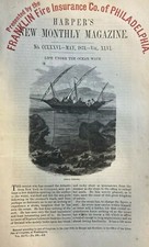 1873 Life Under the Ocean Oceanography illustrated picture