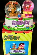 Scooby-Doo Musical Waterball Cartoon Network Clown Merry Christmas VGC See Video picture