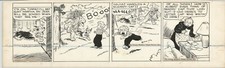 Edwina Dumm Cap Stubbs and Tippie Orig Ink Daily Comic Strip Art signed 1946 227 picture