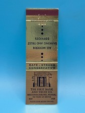 1959 The First Bank & Trust Co. Mechanicsburg PA Matchbook Cover Centennial picture