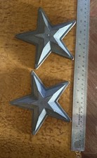 Unbranded Set Of 2 Rustic Cast Iron Stars Texas Pride 5.5 in picture