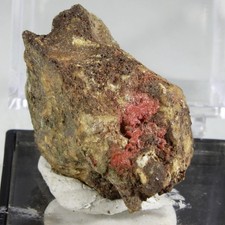 Classic CHALCOTRICHITE on Matrix - Bagdad Mine, Eureka Dist., Yavapai Co., AZ picture