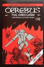 CEREBUS THE AARDVARK #1 FACSIMILE EDITION (2024) SIGNED BY DAVE SIM picture