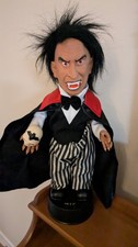 Vintage 18” Telco Halloween Vampire Dracula Animated Figure Movement 1990 picture