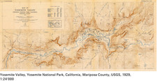 Geologic History of Yosemite Valley, USGS PP 160 excel with bonus Yosemite topo picture