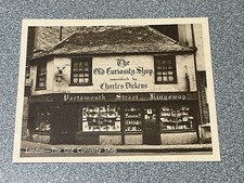 1930s LONDON The Old Curiosity Shop CHARLES DICKENS England PHOTO CARD 3.5x2.75 picture