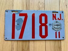 1911 New Jersey License Plate (Some Touch Up Work) picture