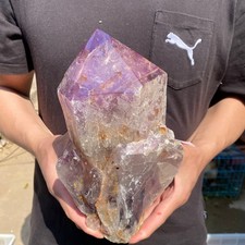 8.3lb Natural Amethyst Point quartz crystal polishing specimen Healing picture
