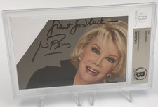 JOAN RIVERS BECKETT AUTO Authentic Signed Photo COMEDIAN Can We Talk? SPACEBALLS picture