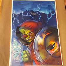 SIGNED D'Orc #1 4th print Virgin by M Andolfo LTD 500 signed Brett Bean w/COA  picture