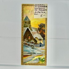 Antique Victorian Trade Card Gustavus Adolphus College MN picture