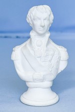 Antique Admiral Horatio Nelson Bisque Porcelain Bust Trafalgar HMS Victory picture