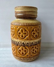 MCM Midcentury West German Scheurich Keramik Foligna Art Pottery Vase 289-18 picture
