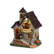 Lemax Spooky Town Halloween Village Witchs Treats with Creepy Black Cat 44362 picture