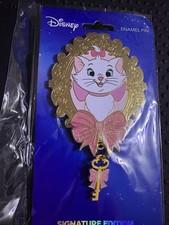 Pink a La Mode Disney Marie Key to My Heart Aristocats Jumbo Dangle Pin LE 1000 picture