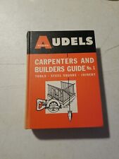 AUDELS Carpenters and Builders Guide No. 1 1966 Frank P. Graham Hardcover picture