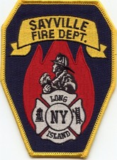 SAYVILLE Long Island NEW YORK FIRE PATCH picture