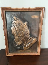 Peace And Prayer Vintage Cooper Praying Hands Wall Art - F Abell  picture
