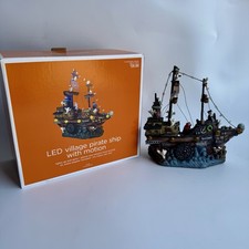 2009 Target Sea Ghost LED Village Pirate Ship Motion Halloween Decor Box picture