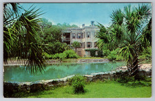 c1960s Danner Home Historic Beaufort SC Antebellum Garden Postcard picture