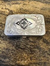 VINTAGE MOTHER OF PEARL NEEDLE CASE SEWING AWESOME picture