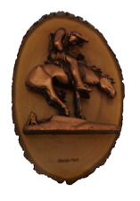 “End Of Trail” Copper Craft Rendition 3D Sculpture Picture. Native American Wood picture