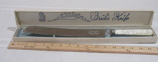 Vtg. KIRK's BRIDES KNIFE SHEFFIELD ENGLAND IN BOX Stainless Steel Pearlized picture