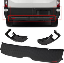 Rear Bumper Cover & Side End Cap Cover Compatible with 2015-2024 Ford Transit Pa picture