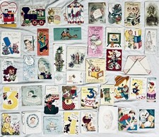 43 Vintage 1950s/1960s Used Greeting Cards▪️Birthday, Baby, Holidays picture