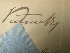 1898 Military Appointment By Queen Victoria picture
